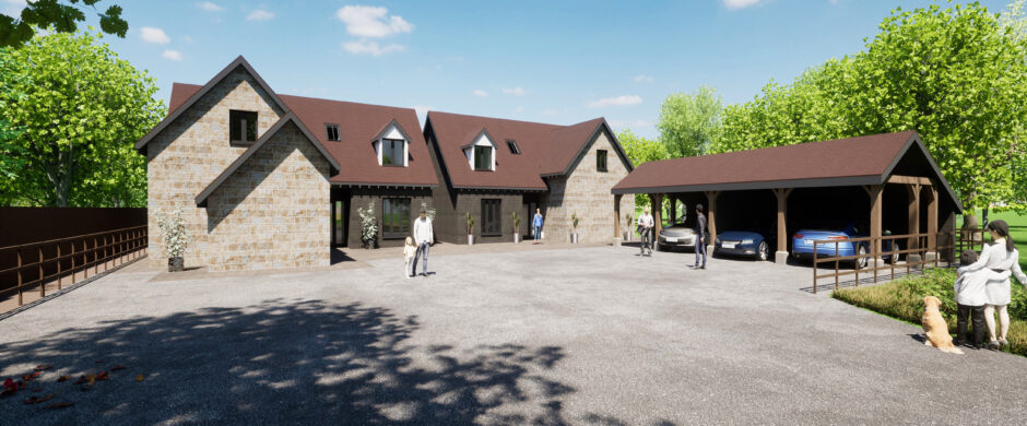 TWO RESIDENTIAL DEVELOPMENT PLOTS WITH FULL PLANNING CONSENT